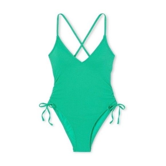 STONEY CLOVER LANE x Target green one piece swimsuit Size: M - Picture 1 of 13